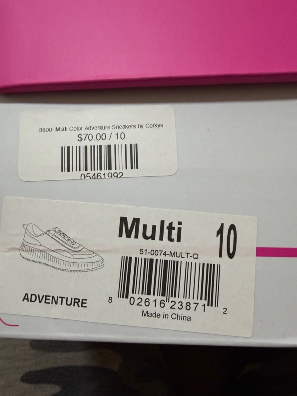 HeyGirl by Corkys Multicolor Adventure Sneakers - Picture 7 of 7